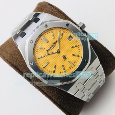 XF Factory Replica Audemars Piguet Extra-Thin Jumbo Royal Oak Champagne Face Watch 40MM